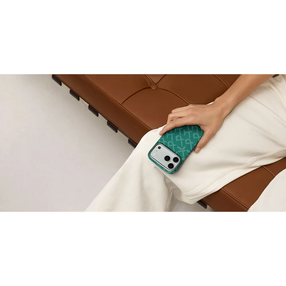 Pitaka รุ่น Ultra-Slim Case - เคส iPhone 17 Pro - สี Green/Gold 10 Pitaka รุ่น Ultra-Slim Case - เคส iPhone 17 Pro - สี Green/Gold - Image 10