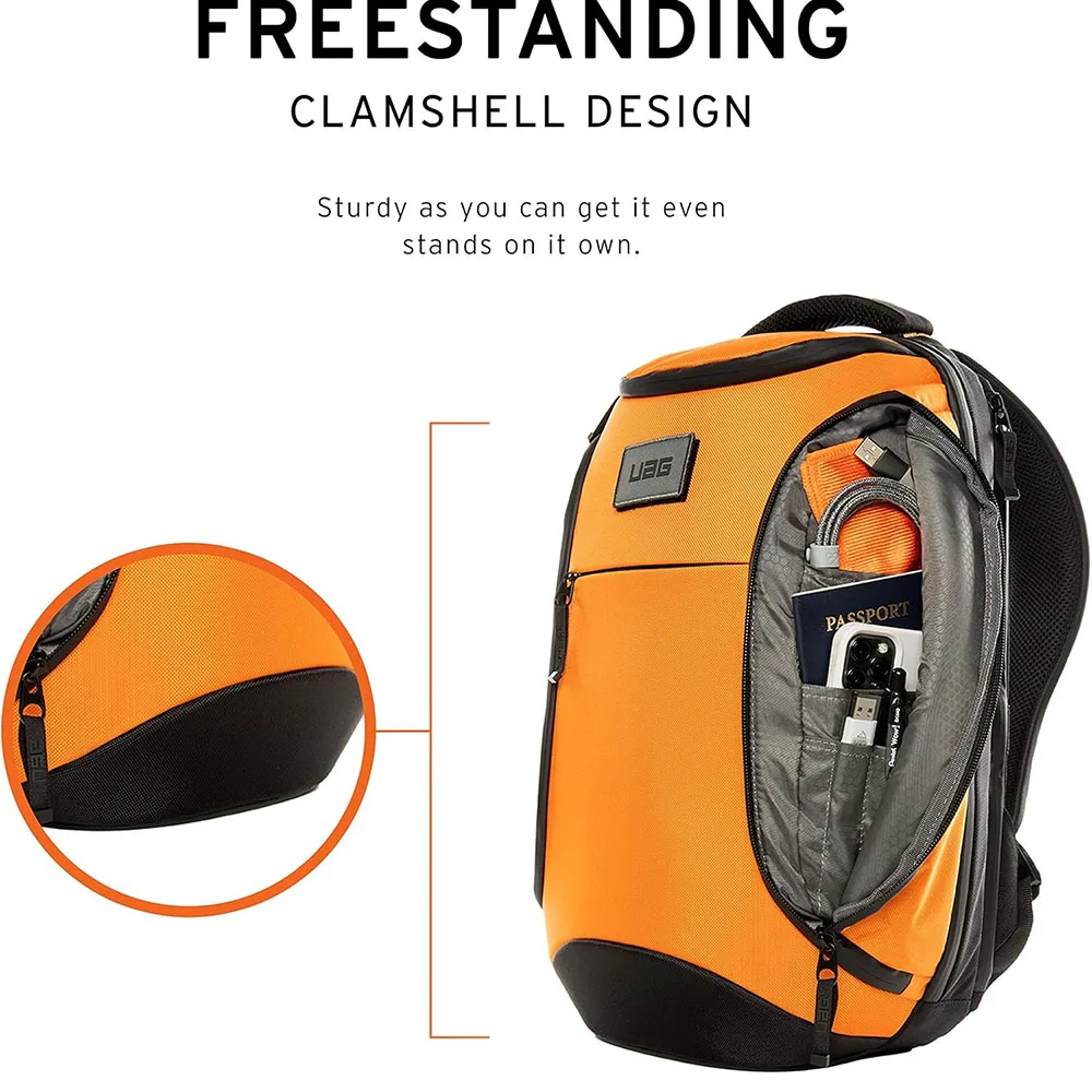 UAG รุ่น Backpack - กระเป๋าเป้สะพายหลัง ความจุ 18L - สี Orange 8 UAG รุ่น Backpack - กระเป๋าเป้สะพายหลัง ความจุ 18L - สี Orange - Image 8