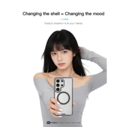 Hoda รุ่น Crystal Pro (Magnetic) - เคส Galaxy S26 Ultra - สี Clear 24 Hoda รุ่น Crystal Pro (Magnetic) - เคส Galaxy S26 Ultra - สี Clear