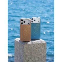 Pitaka รุ่น Glints of Gold - เคส iPhone 16 Pro Max - สี Lucid Blue