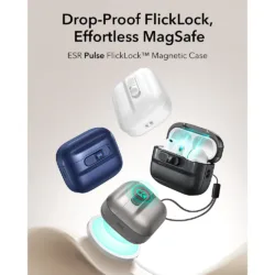 ESR รุ่น Pulse FlickLock™ Case - เคส AirPods Pro 3 - สี Dark Blue