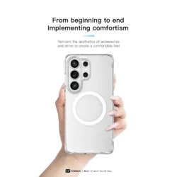 Hoda รุ่น Crystal Pro (Magnetic) - เคส Galaxy S26 Ultra - สี Clear 14 Hoda รุ่น Crystal Pro (Magnetic) - เคส Galaxy S26 Ultra - สี Clear