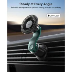 ESR รุ่น OmniLock Magnetic Car Mount (Air Vent) - แท่นวางมือถือติดช่องแอร์ในรถ - สี Black Carbon Fiber