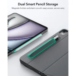 ESR รุ่น Shift Keyboard Case (Detachable) - เคส iPad Pro 13" (M5/M4) - สี Dark Gray (US Layout)