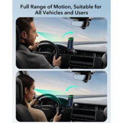 ESR รุ่น OmniLock Magnetic Car Mount (Air Vent) - แท่นวางมือถือติดช่องแอร์ในรถ - สี Black Carbon Fiber