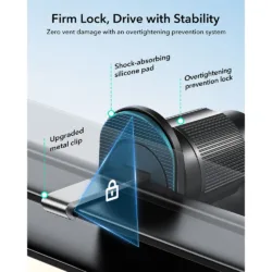 ESR รุ่น OmniLock Magnetic Car Mount (Air Vent) - แท่นวางมือถือติดช่องแอร์ในรถ - สี Black Carbon Fiber