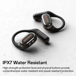 OpenRock รุ่น Link 20 - หูฟังไร้สาย Open Ear พร้อมไมค์แม่เหล็ก - สี Black