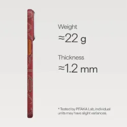 Pitaka รุ่น Ultra-Slim Case - เคส iPhone 17 Pro Max - สี Red/Gold 15 Pitaka รุ่น Ultra-Slim Case - เคส iPhone 17 Pro Max - สี Red/Gold