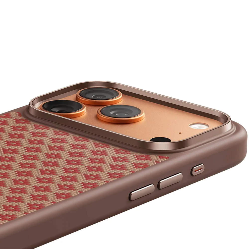 Benks รุ่น ArmorGrid ArmorPro - เคส iPhone 17 Pro - สี Terra Orange - Image 7