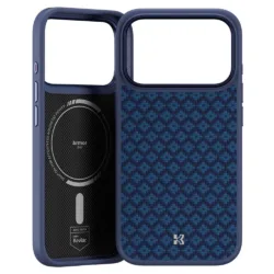 Benks รุ่น ArmorGrid ArmorPro - เคส iPhone 17 Pro Max - สี Azure Blue