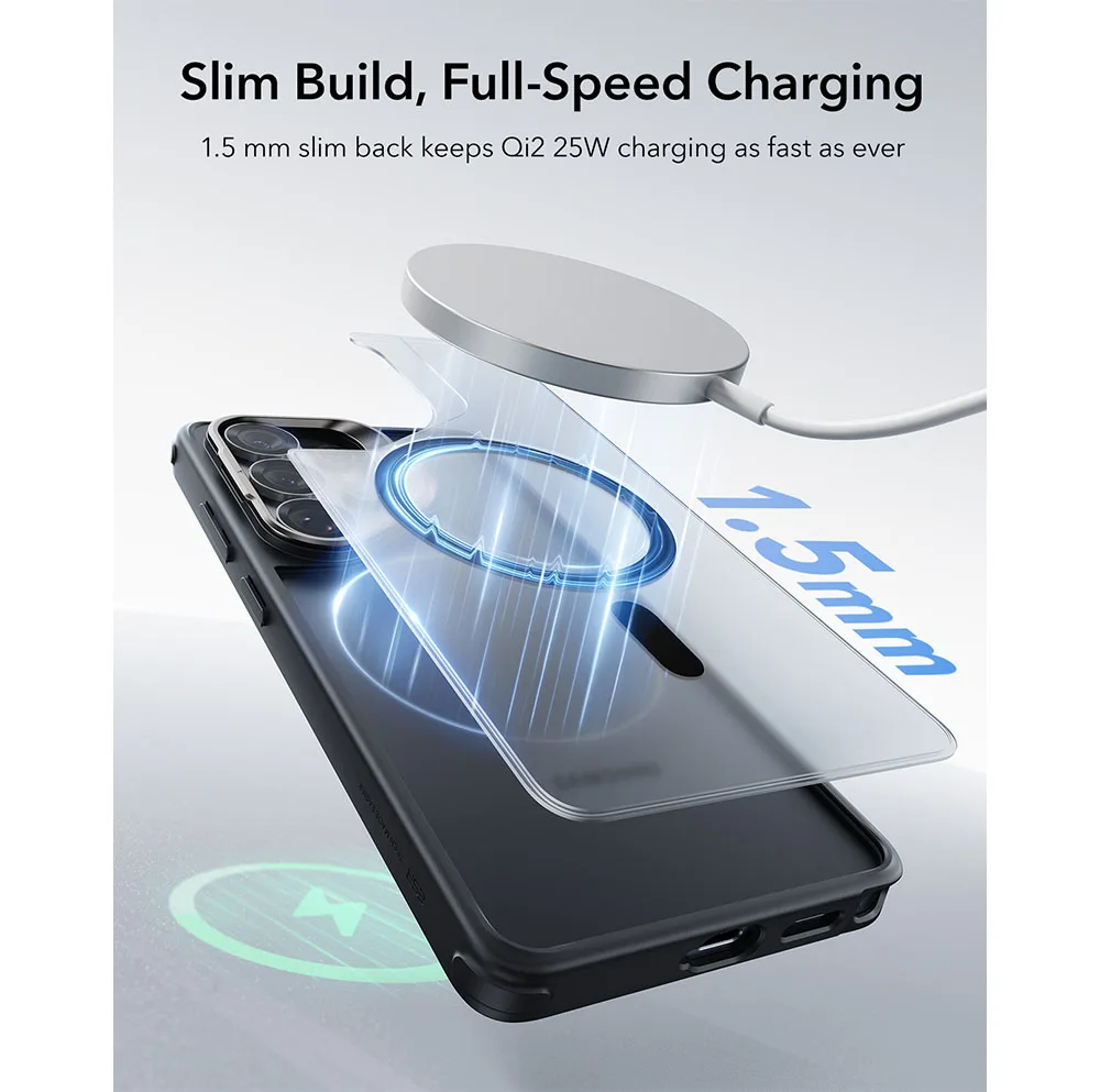 ESR รุ่น Classic Hybrid Case with Stash Stand - เคส Galaxy S26 Ultra - สี Frosted Black 3 ESR รุ่น Classic Hybrid Case with Stash Stand - เคส Galaxy S26 Ultra - สี Frosted Black - Image 3