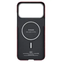 Pitaka รุ่น Ultra-Slim Case - เคส iPhone 17 Pro Max - สี Red/Gold 11 Pitaka รุ่น Ultra-Slim Case - เคส iPhone 17 Pro Max - สี Red/Gold