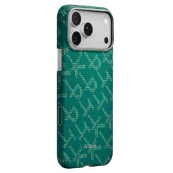 Pitaka รุ่น Ultra-Slim Case - เคส iPhone 17 Pro Max - สี Green/Gold