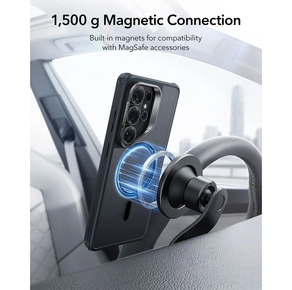 ESR รุ่น Classic Hybrid Case with Stash Stand - เคส Galaxy S26 Ultra - สี Frosted Black 2 ESR รุ่น Classic Hybrid Case with Stash Stand - เคส Galaxy S26 Ultra - สี Frosted Black - Image 2