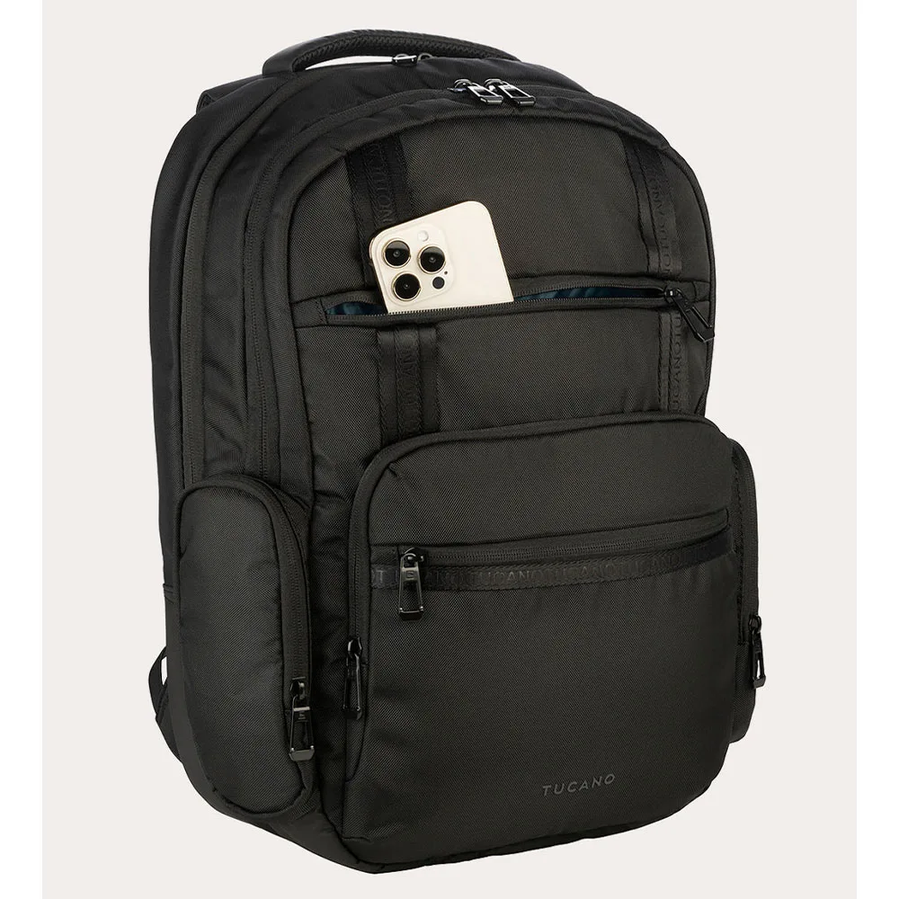 Tucano รุ่น Sole Gravity Backpack - กระเป๋าเป้ Laptop 17"/MacBook Pro 16" - สี Black 4 Tucano รุ่น Sole Gravity Backpack - กระเป๋าเป้ Laptop 17"/MacBook Pro 16" - สี Black - Image 4