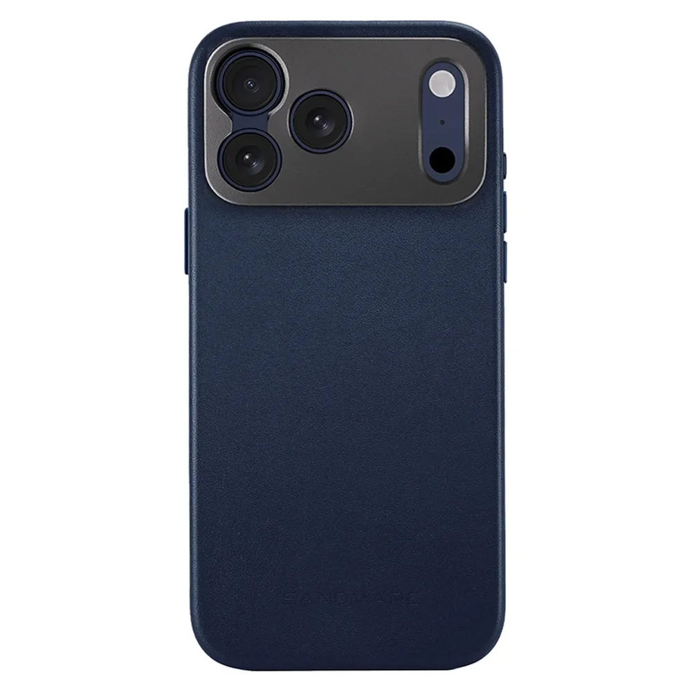 Sandmarc รุ่น Pro Leather Case - เคส iPhone 17 Pro Max - สี Navy 1 Sandmarc รุ่น Pro Leather Case - เคส iPhone 17 Pro Max - สี Navy
