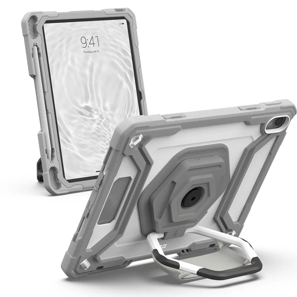 UAG รุ่น Plasma Healthcare - เคส iPad 11" (A16/2025), iPad 10.9" (10th/2022) - สี White/Grey 1 UAG รุ่น Plasma Healthcare - เคส iPad 11" (A16/2025), iPad 10.9" (10th/2022) - สี White/Grey