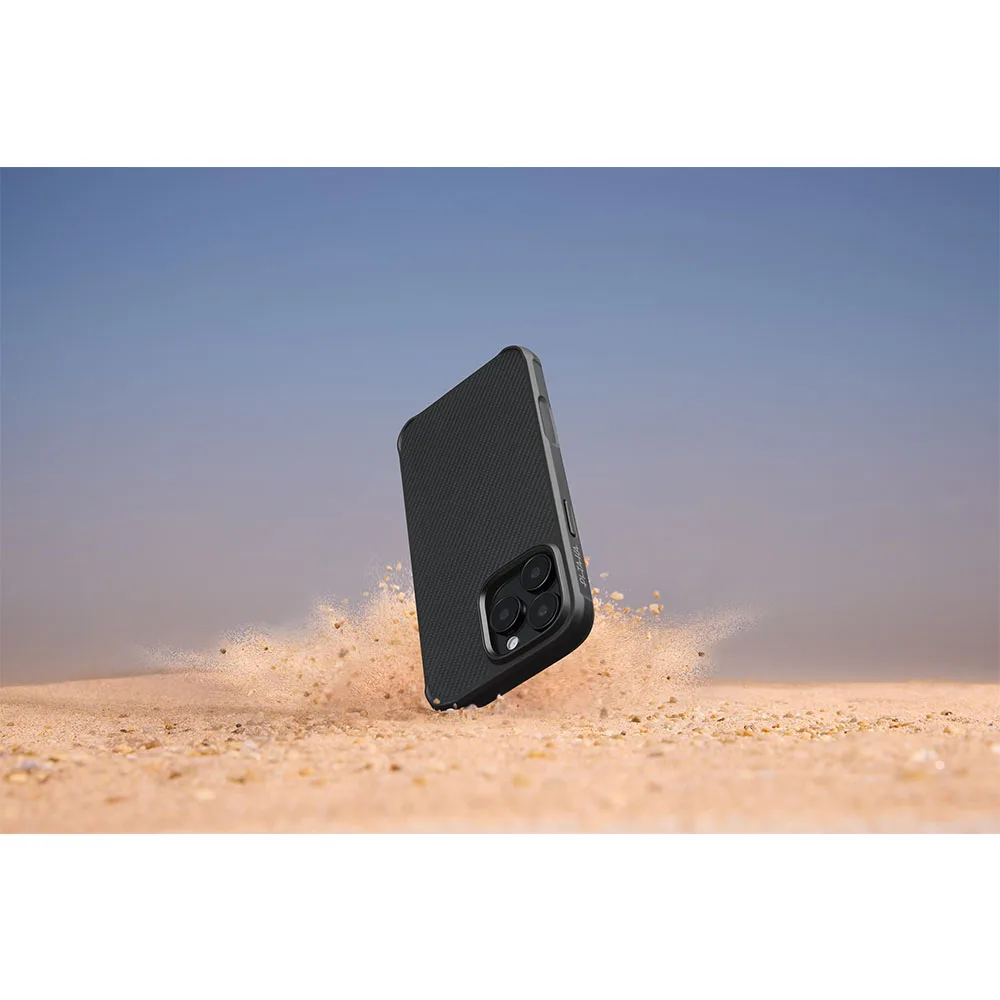 Pitaka รุ่น Aramid ProGuard Case - เคส iPhone 16 Pro - สี Black/Grey 8 Pitaka รุ่น Aramid ProGuard Case - เคส iPhone 16 Pro - สี Black/Grey - Image 8