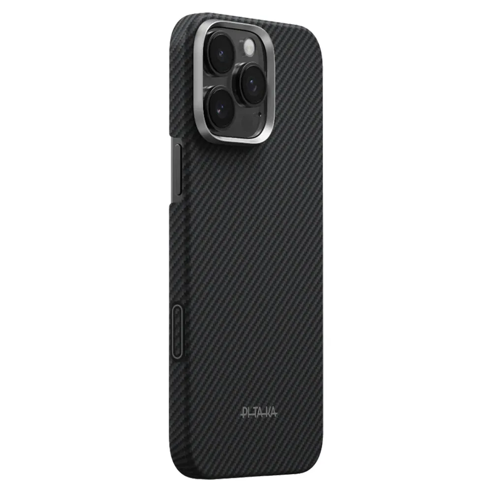 Pitaka รุ่น Ultra-Slim Case (PitaTap™) - เคส iPhone 16 Pro - สี Black/Grey 1 Pitaka รุ่น Ultra-Slim Case (PitaTap™) - เคส iPhone 16 Pro - สี Black/Grey