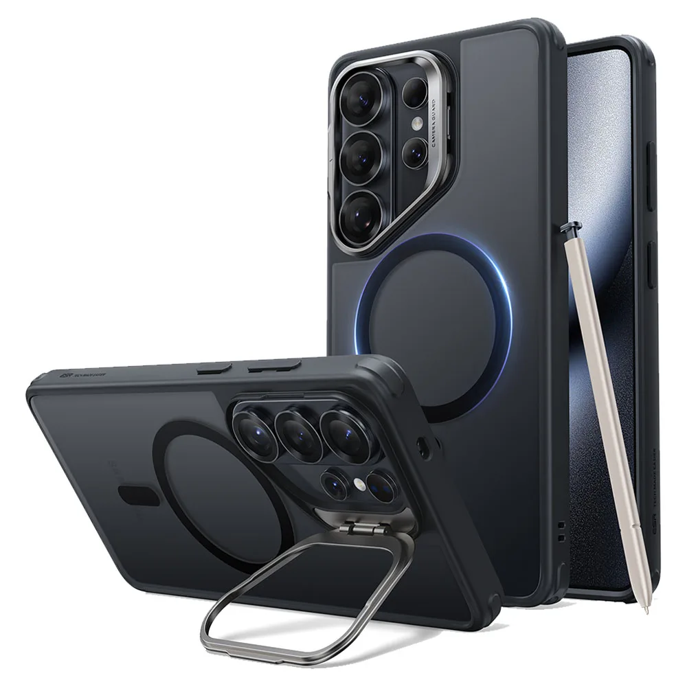 ESR รุ่น Classic Hybrid Case with Stash Stand - เคส Galaxy S26 Ultra - สี Frosted Black 1 ESR รุ่น Classic Hybrid Case with Stash Stand - เคส Galaxy S26 Ultra - สี Frosted Black