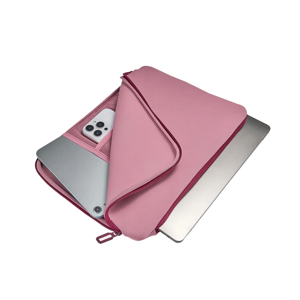 Tucano รุ่น DOPPIO - ซองใส่ Laptop 12" /MacBook Air 13"/ MacBook Pro 13" - สี Pink 6 Tucano รุ่น DOPPIO - ซองใส่ Laptop 12" /MacBook Air 13"/ MacBook Pro 13" - สี Pink - Image 6