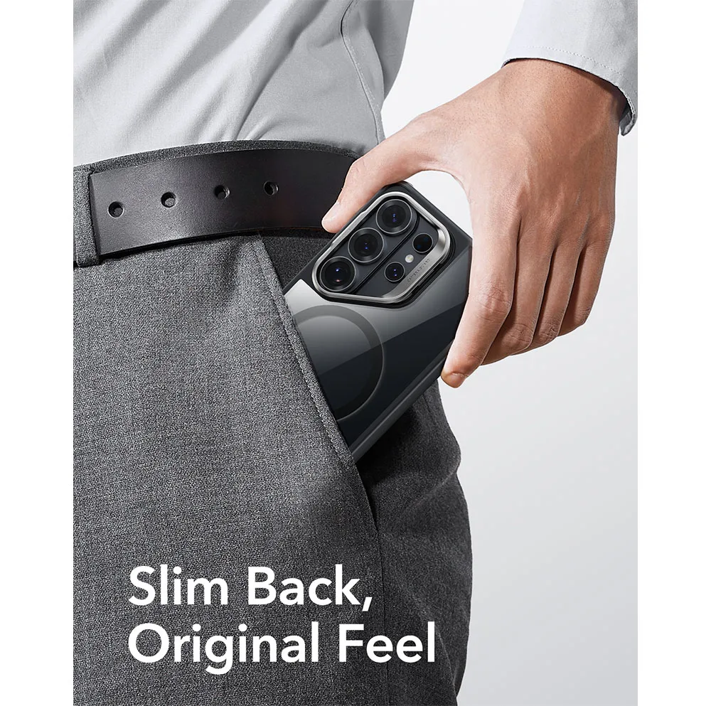 ESR รุ่น Classic Hybrid Case with Stash Stand - เคส Galaxy S26 Ultra - สี Clear Black 3 ESR รุ่น Classic Hybrid Case with Stash Stand - เคส Galaxy S26 Ultra - สี Clear Black - Image 3