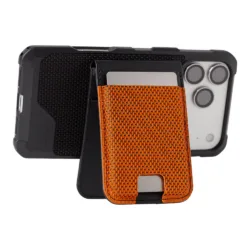 UAG รุ่น Metropolis Wallet - ที่เก็บบัตรติดหลังมือถือ - สี Kevlar Burnt Orange