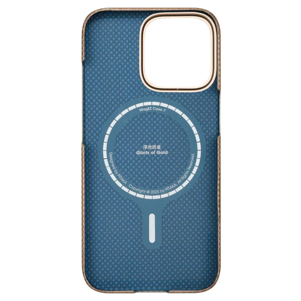 Pitaka รุ่น Glints of Gold - เคส iPhone 16 Pro Max - สี Golden Glint 3 Pitaka รุ่น Glints of Gold - เคส iPhone 16 Pro Max - สี Golden Glint - Image 3
