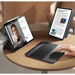 ESR รุ่น Shift Keyboard Case (Detachable) - เคส iPad Pro 13" (M5/M4) - สี Dark Gray (US Layout)