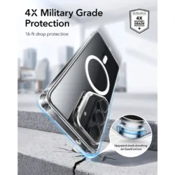 ESR รุ่น Classic Hybrid Case with Stash Stand - เคส Galaxy S26 - สี Clear