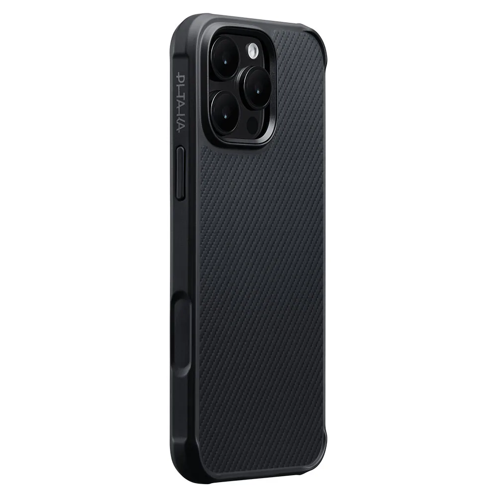 Pitaka รุ่น Aramid ProGuard Case - เคส iPhone 16 Pro - สี Black/Grey 1 Pitaka รุ่น Aramid ProGuard Case - เคส iPhone 16 Pro - สี Black/Grey
