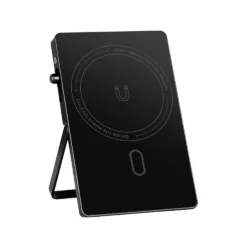 WiWU รุ่น Warriors Carbon Magsafe Metal Stand - ที่เก็บบัตรติดหลังมือถือ - สี Black