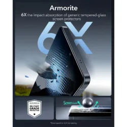 ESR รุ่น UltraFit Armorite® Screen Protector - ฟิล์มกระจก S26 Ultra (2แพ็ค)