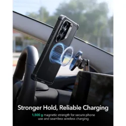 ESR รุ่น Cyber Tough Case with Stash Stand - เคส Galaxy S26 Ultra - สี Black 9 ESR รุ่น Cyber Tough Case with Stash Stand - เคส Galaxy S26 Ultra - สี Black