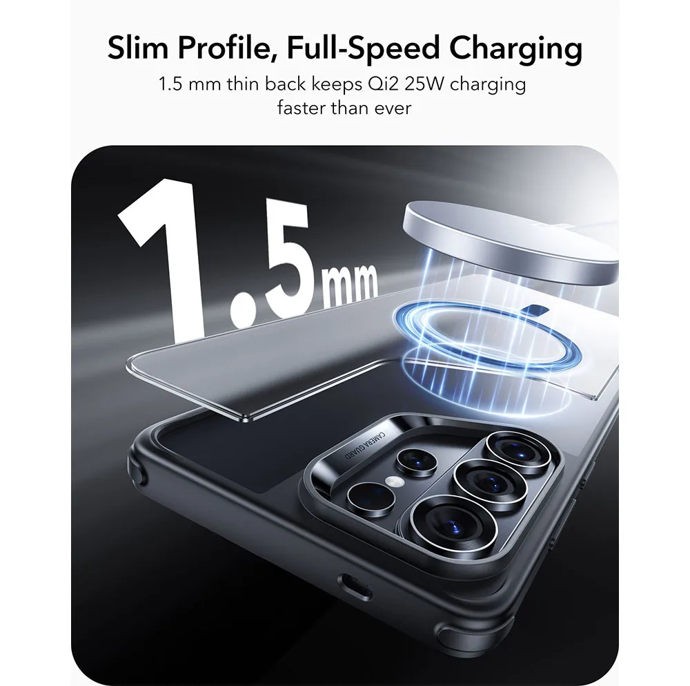 ESR รุ่น Classic Hybrid Case - เคส Galaxy S26 Ultra - สี Frosted Black 3 ESR รุ่น Classic Hybrid Case - เคส Galaxy S26 Ultra - สี Frosted Black - Image 3