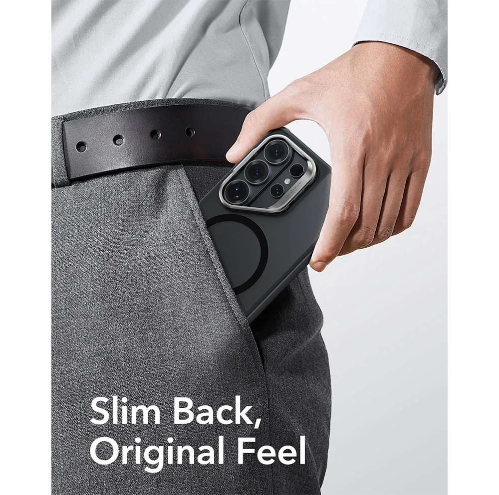 ESR รุ่น Classic Hybrid Case with Stash Stand - เคส Galaxy S26 Ultra - สี Frosted Black 4 ESR รุ่น Classic Hybrid Case with Stash Stand - เคส Galaxy S26 Ultra - สี Frosted Black - Image 4