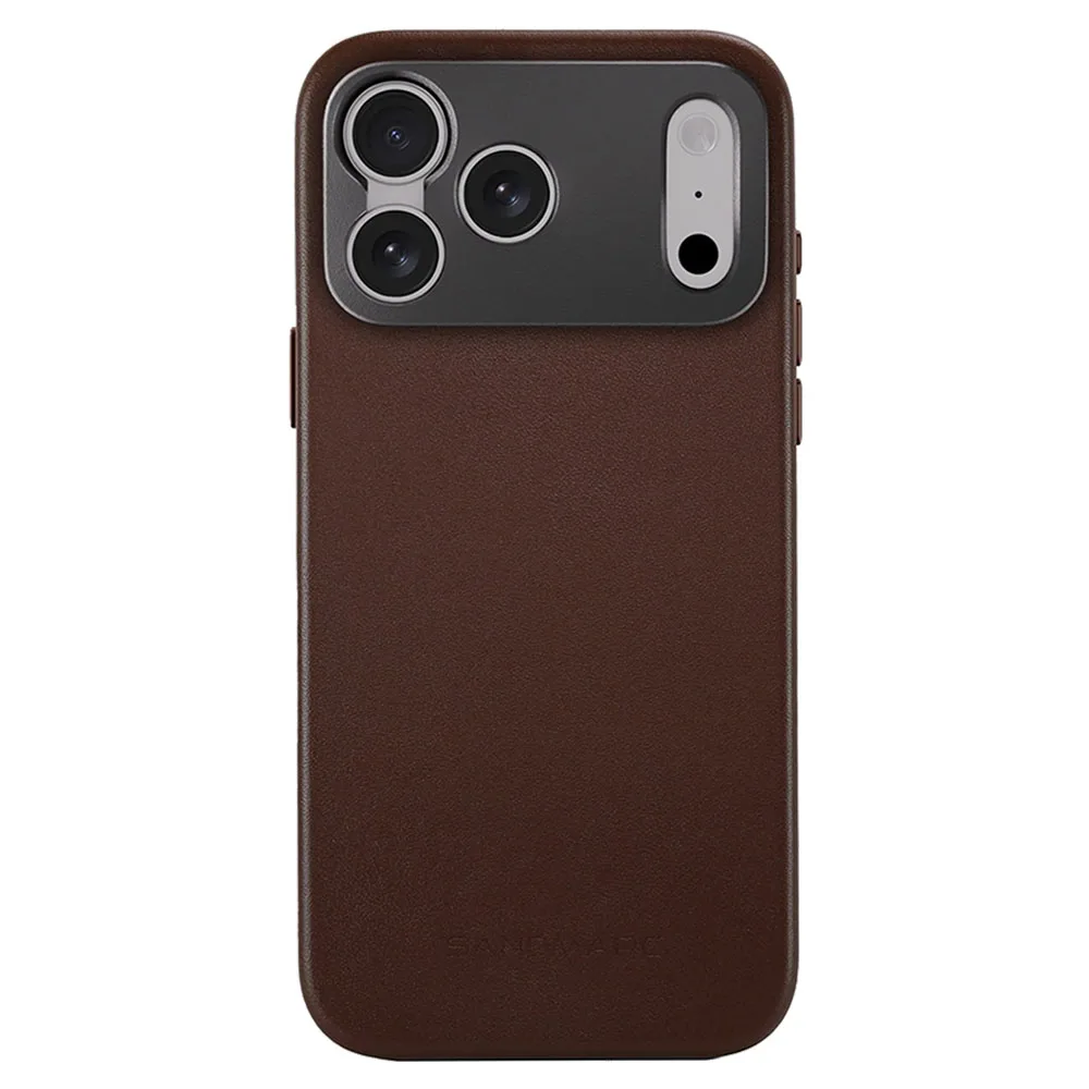 Sandmarc รุ่น Pro Leather Case - เคส iPhone 17 Pro - สี Brown