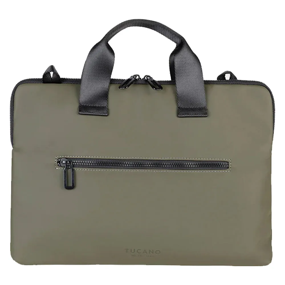 Tucano รุ่น Gommo Super Slim - กระเป๋าโน๊ตบุ๊ค Laptops 15.6" / Macbook Pro 16" - สี Military Green 1 Tucano รุ่น Gommo Super Slim - กระเป๋าโน๊ตบุ๊ค Laptops 15.6" / Macbook Pro 16" - สี Military Green
