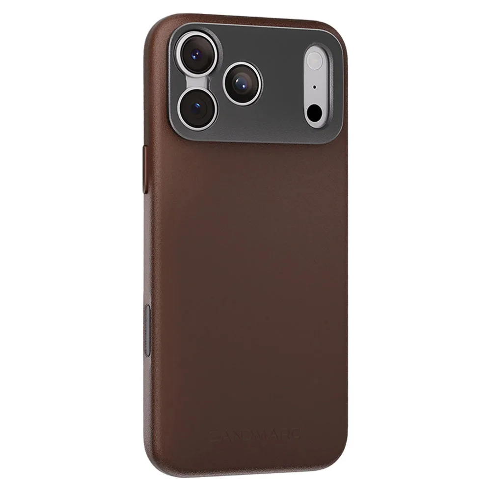Sandmarc รุ่น Pro Leather Case - เคส iPhone 17 Pro - สี Brown - Image 2