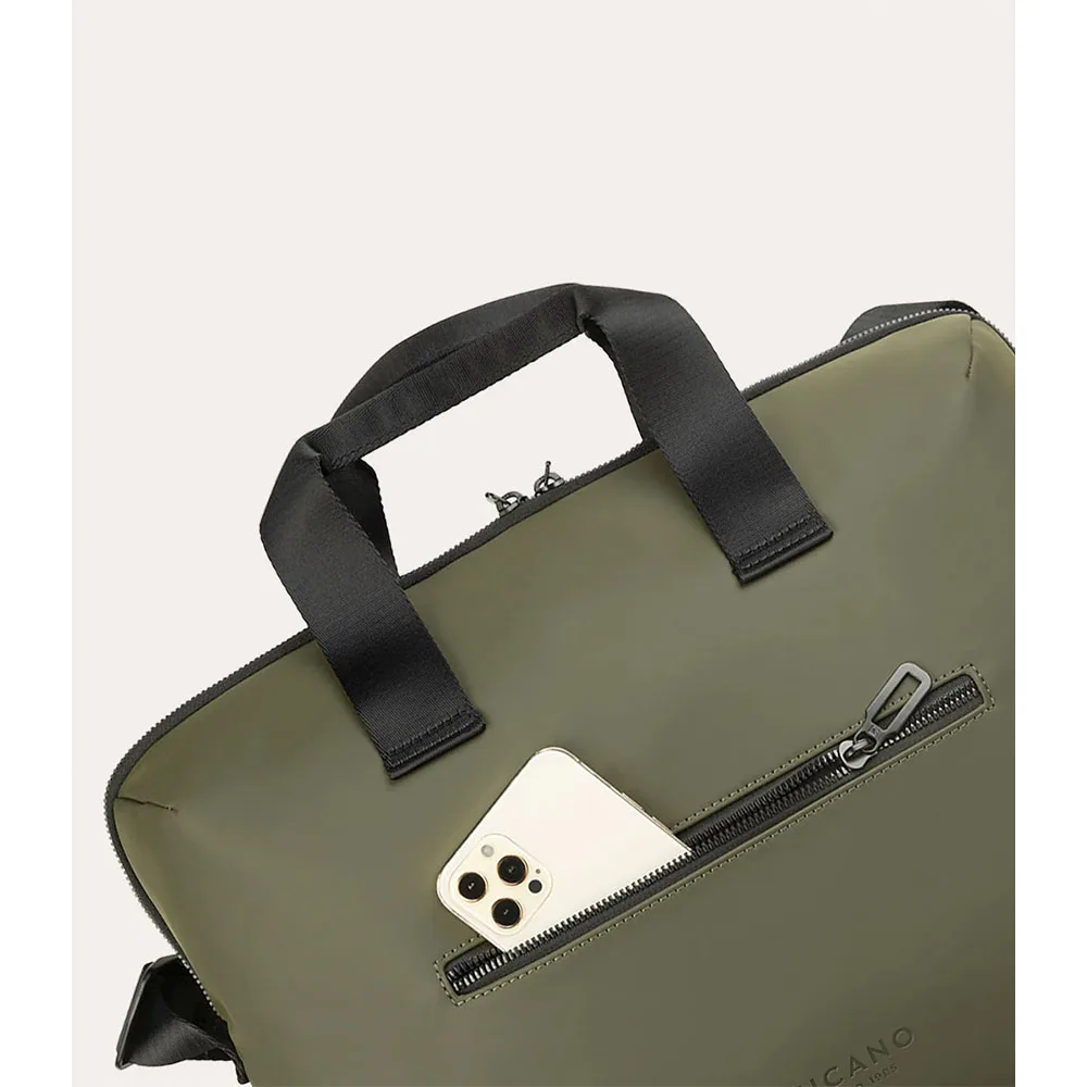 Tucano รุ่น GOMMO Brief - กระเป๋าโน๊ตบุ๊ค Laptops 15.6" / Macbook Pro 16" - สี Military green 4 Tucano รุ่น GOMMO Brief - กระเป๋าโน๊ตบุ๊ค Laptops 15.6" / Macbook Pro 16" - สี Military green - Image 4