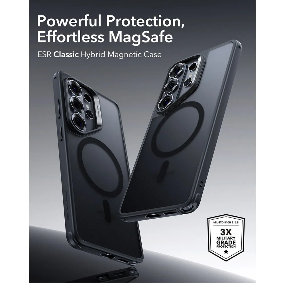 ESR รุ่น Classic Hybrid Case - เคส Galaxy S26 Ultra - สี Frosted Black 2 ESR รุ่น Classic Hybrid Case - เคส Galaxy S26 Ultra - สี Frosted Black - Image 2