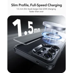 ESR รุ่น Classic Hybrid Case - เคส Galaxy S26 Ultra - สี Clear Black