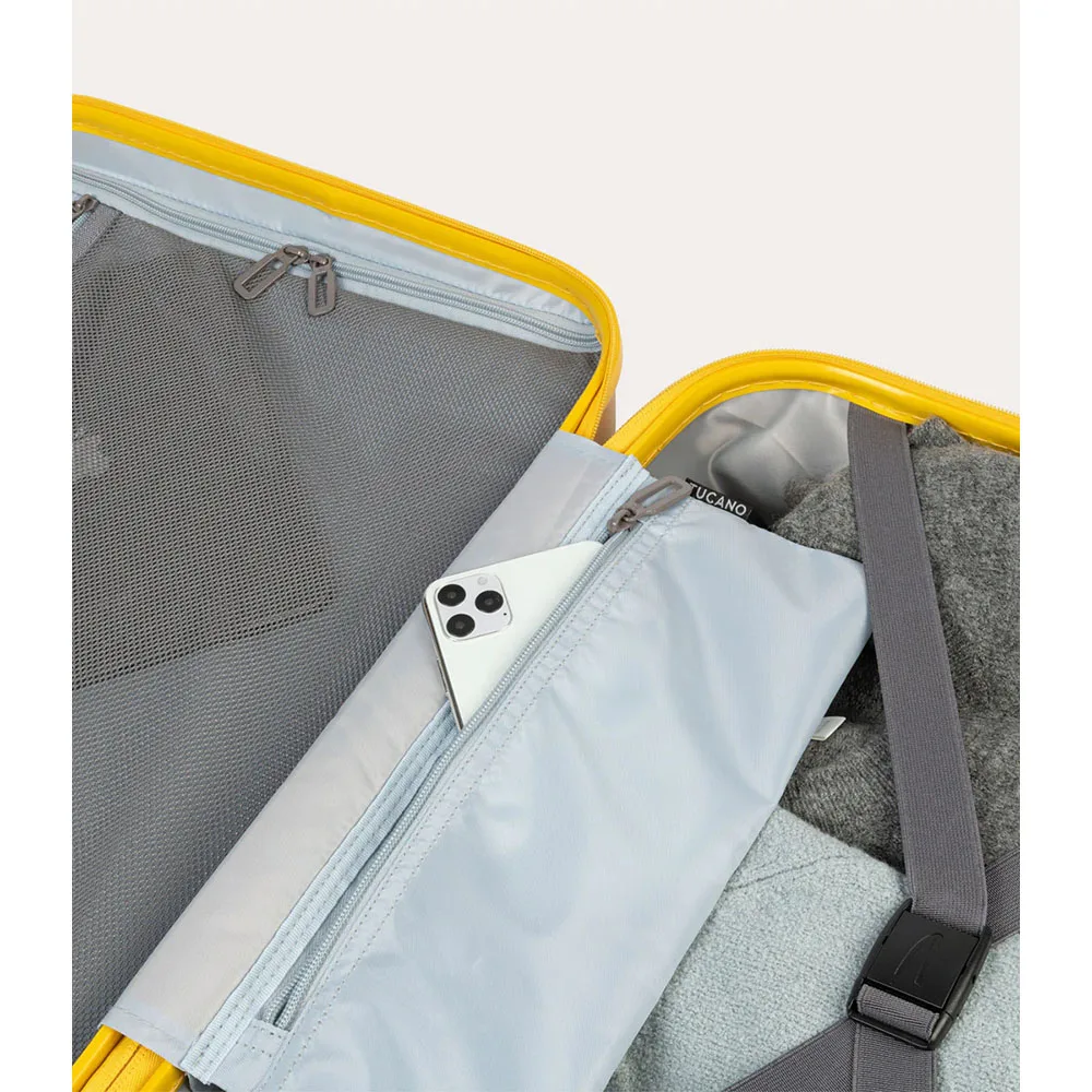 Tucano รุ่น TED 40L - กระเป๋าเดินทางล้อลาก - สี Yellow 8 Tucano รุ่น TED 40L - กระเป๋าเดินทางล้อลาก - สี Yellow - Image 8