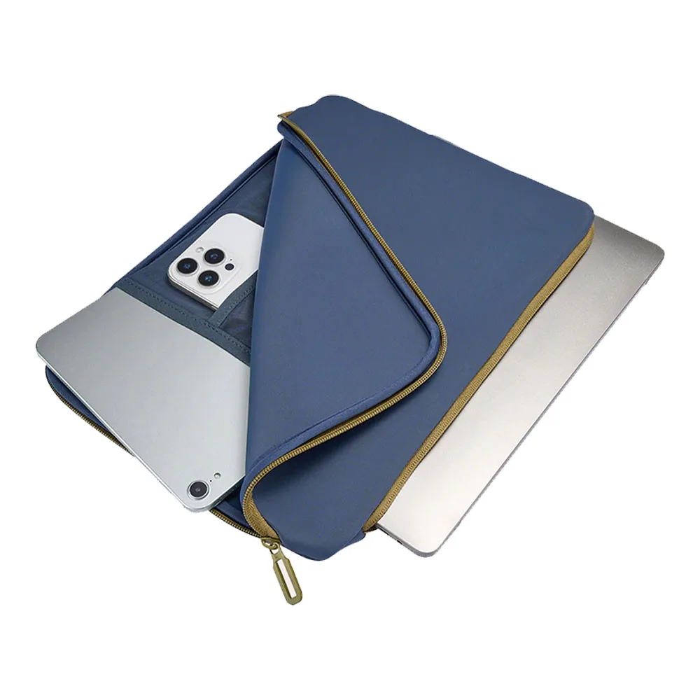 Tucano รุ่น DOPPIO - ซองใส่ Laptop 13"/14" - สี Blue 5 Tucano รุ่น DOPPIO - ซองใส่ Laptop 13"/14" - สี Blue - Image 5