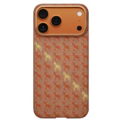 Pitaka รุ่น Happiness Rides Edge Case (PitaTap™) - เคส iPhone 17 Pro Max - สี Amber