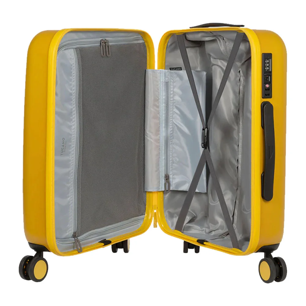 Tucano รุ่น TED 40L - กระเป๋าเดินทางล้อลาก - สี Yellow 7 Tucano รุ่น TED 40L - กระเป๋าเดินทางล้อลาก - สี Yellow - Image 7