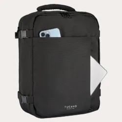 Tucano รุ่น Tugò M Backpack - กระเป๋าเป้ Laptop 15.6"/MacBook Pro 16" - สี Black