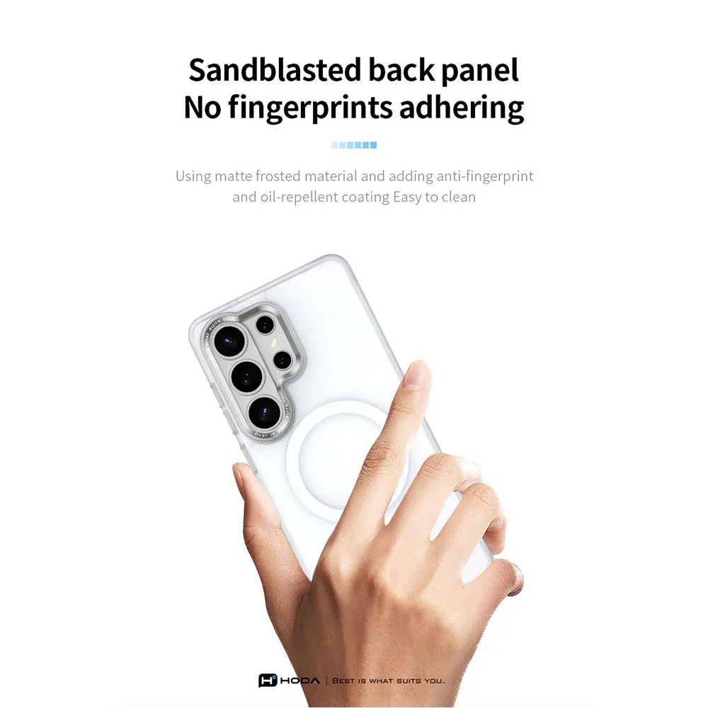 Hoda รุ่น Rough Case (Magnetic) - เคส Galaxy S26 Ultra - สี Black 9 Hoda รุ่น Rough Case (Magnetic) - เคส Galaxy S26 Ultra - สี Black - Image 9