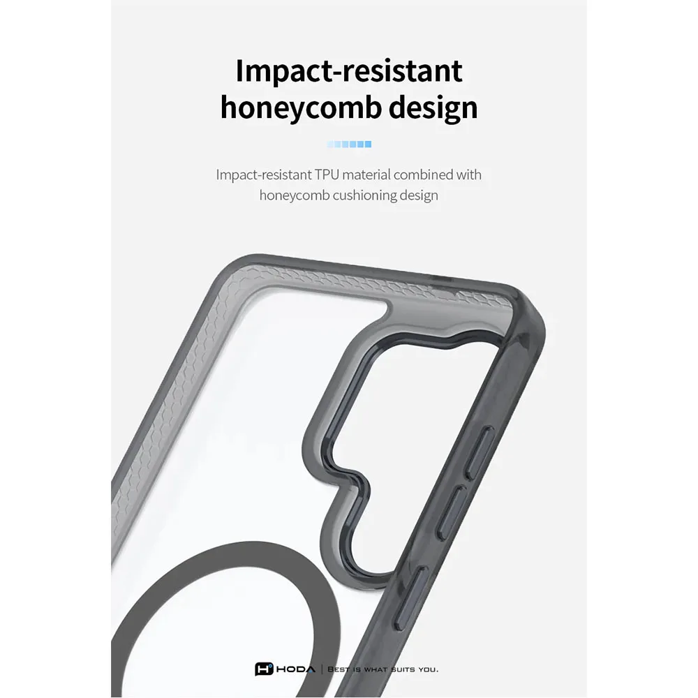 Hoda รุ่น Rough Case (Magnetic) - เคส Galaxy S26 Ultra - สี Black 7 Hoda รุ่น Rough Case (Magnetic) - เคส Galaxy S26 Ultra - สี Black - Image 7