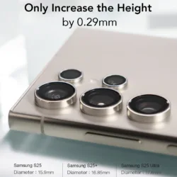 Hoda รุ่น Sapphire Lens Protector - กระจกเลนส์กล้อง Galaxy S26 Ultra